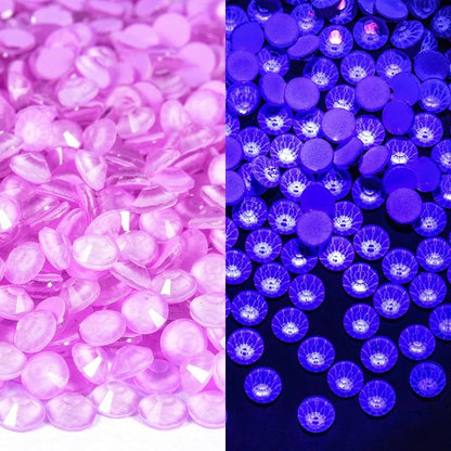 Glitter Neon Non Hotfix Rhinestones purpurina DIY Nail Art Crystals uñas Strass Gems стразы 네일파츠 for Nail Charms Dress vestidos