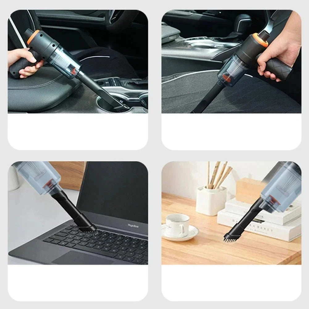 Car Vacuum Cleaner Portable Wireless Vacuum Cleaner 6000PA Strong Suction Handheld Vacuum Cleaner Powerful Blower for Car Home