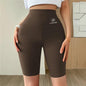 Women's Gym Shorts Sports Fitness Short Leggings Push Up Slim Fit Yoga Half Pants Elastic High Waist Summer Thin Workout Tights