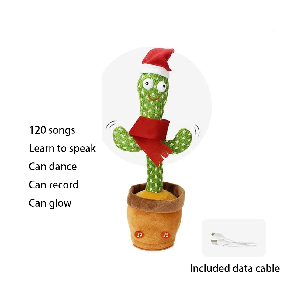 Intelligent Cactus Interactive Learning and Musical Toy for Kids to Dance Record and Speak with Fun