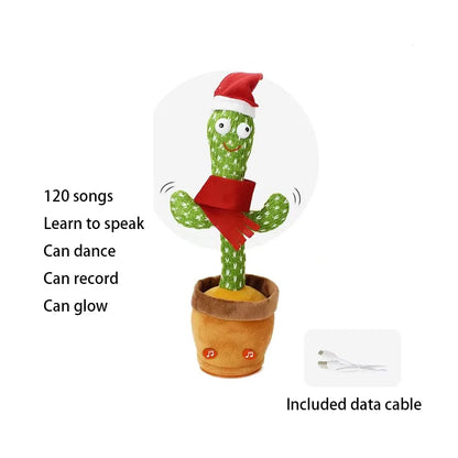 Intelligent Cactus Interactive Learning and Musical Toy for Kids to Dance Record and Speak with Fun