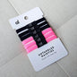 Women's Yoga Untangled Hair Tie 6 Pcs Black Hair Rope Cute Daily Multicolor Hair Accessories Elastic Ponytail Sports Headrope