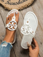 Summer New Large Size 35-43 Women's Slippers Fashion Flat Flip-flops Wear Non-slip Beach Shoes