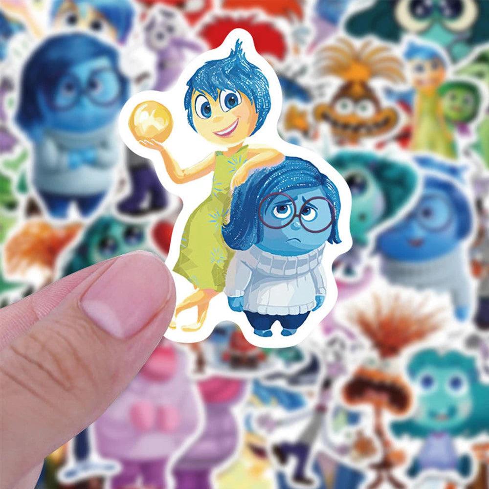 10/30/50PCS Disney Movie Inside Out Stickers Cartoon Graffiti Decoration Skateboard Laptop Notebook Luggage Waterproof Decal Toy