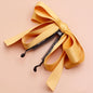 Lystrfac New Banana Clip Bow Hair Clips for Women Girls Back Head Double Layer Hairpin Horsetail clip Fashion Hair Accessories