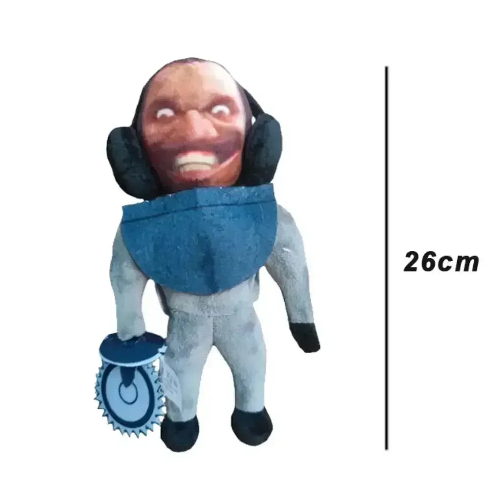 Newest Skibidi Toilet Clockman Titan TV Man Speakerman Plush Toys Horror Game Cartoon Stuffed Doll Kids Birthday Christmas Gifts