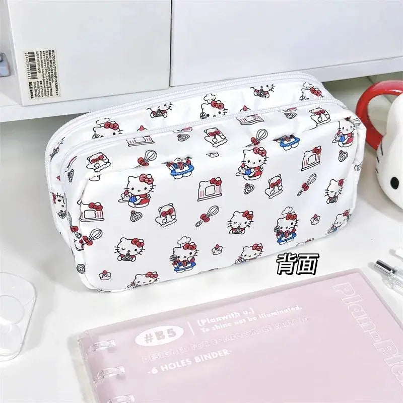 Sanrio Hello Kitty Pencil Case Pachacco Large Capacity Multi-layer Storage Bag Student Pencil Bag Stationery Box School Supplies