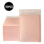 50pcs Shipping Packaging Pink Bubble Mailer Small Business Supplies Mailing Bags Packing Bag Packages Envelope Mailers Office