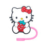 Hello Kitty Straw Cover Cap 10MM Drink Straw Plug Splash Proof Drinking Fit Cup Straw Cap Eco-friendly Charm Pendant Party Gift