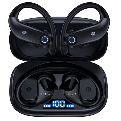 Bluetooth Earphones Wireless Earbuds with Wireless Charging Case  Stereo Sound Headphones Built-in Mic in-Ear Headsets Deep Bass