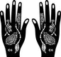 2024 New Professional Henna Stencil Temporary Hand Tattoo Body Art Sticker Template Wedding Tool Flower Tattoo Stencil