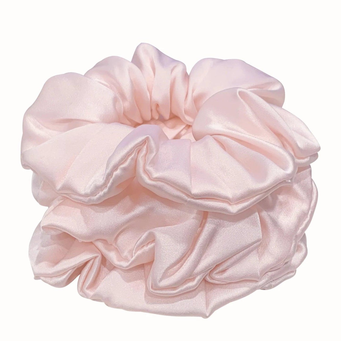 3PCS 100% Pure Mulberry Silk Hair Scrunchie Handmade Hairbands Women Girl Hair Accessories Pure Color Natural HairTies