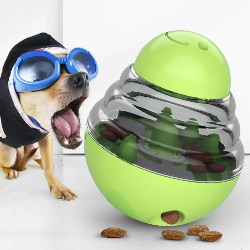 Interactive Dog Toys Slow Food Ball Food Dispenser IQ Treat Ball Smarter Pet Toys For Dogs Playing Training Balls Pet Supplies