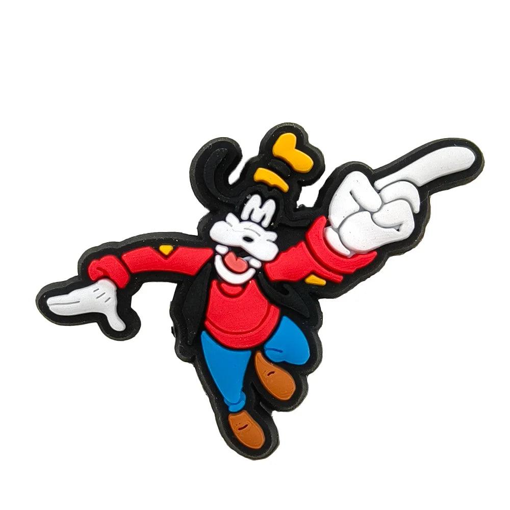 Miniso Disney Pvc Accessories For Shoes Cartoon Shoe Charms For Kids Mickey Minne Children Shoes Accessories Party Favor Gifts