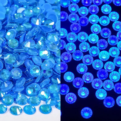 Glitter Neon Non Hotfix Rhinestones purpurina DIY Nail Art Crystals uñas Strass Gems стразы 네일파츠 for Nail Charms Dress vestidos