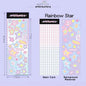 Korean Style Cute Journal stickers Hot KPOP Toploader Decoration Scrapbooking Material Kawaii Star Holographic Deco Seal