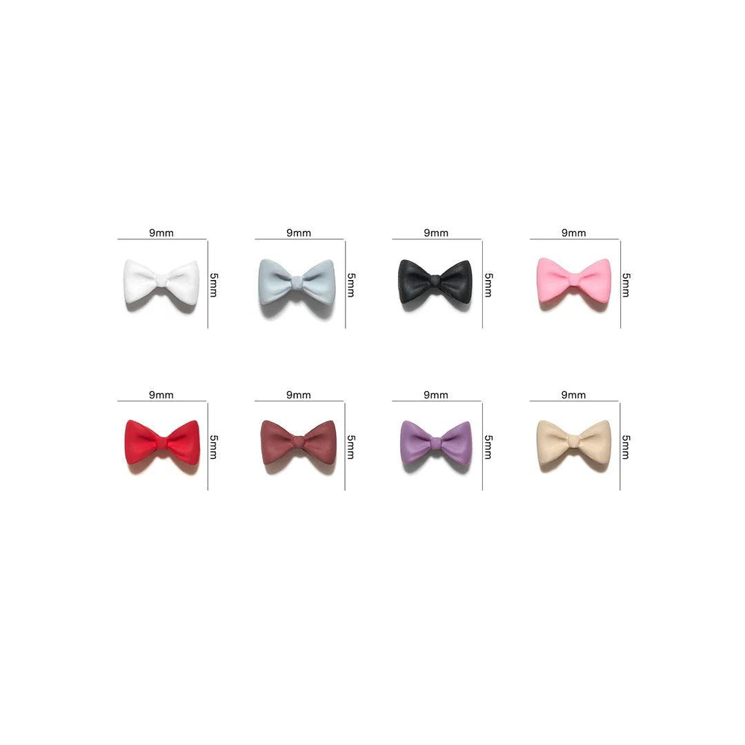 3D Charms Nail Bow Tie Rhinestones for Nails Press on Ribbon Resin Parts Art Decorations DIY Cute Kawaii Accessories Manicure - HighGloss Shop