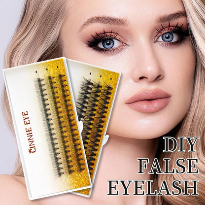 60 Bundles Individual Cluster Eyelash Ready Made Volume Fan Lash Bunches Makeup Tools Drop Ship