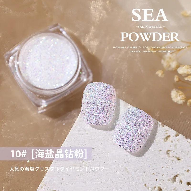 1Jar Silver/gold Holographic Nail Glitter Powder DIY Shiny Nail Glitter Dust Decoration UV Gel Nail Pigment Sequin Accessories 9