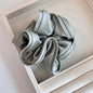 Korean StyleSatin Silk Double Cloth Satain Large Scrunchies Hair Accessories for Women High-end Elastic Bands for Girls