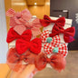 1Set Big Bow Flower Elastic Hairbands Children Girls Sweet Hair Ties Fashion Headbands Hair Accessories Rubber Band For Kid