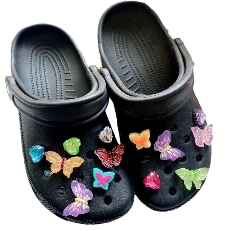 Whole Set Hot Sale DIY Hole Shoes Charms for Cute Cartoon Handmade Charms Designer Quality Garden Shoe Decoration Girl Gift