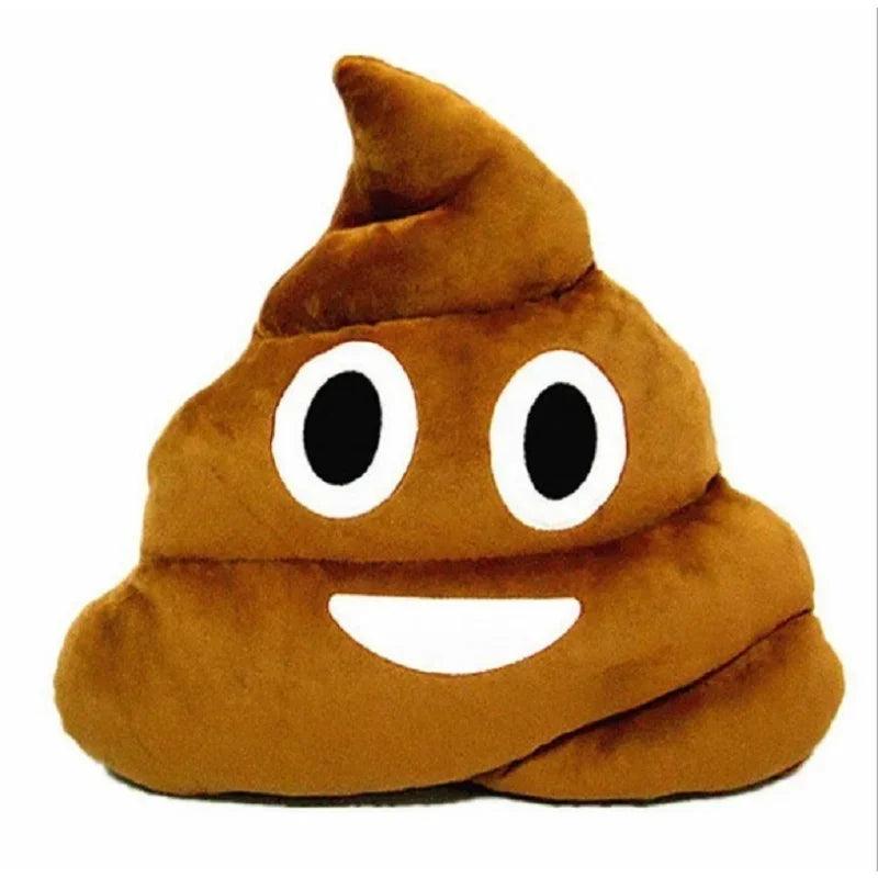 1PC Creative Super Poop Stuffed Plush Toy Funny Cute Face Expression Poop Doll for Children Kids Birthday Christmas Gifts Toy