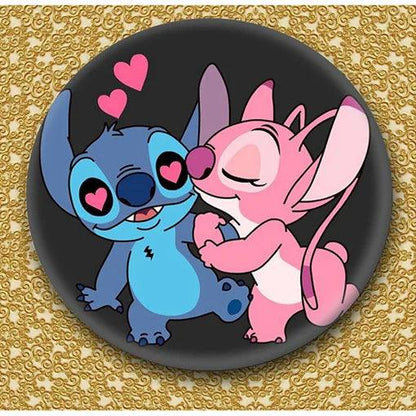 Disney Lilo & Stitch Mobile Holder Phone Cases Accessories  Stitch Folding Phone Stand Desktop Grip Tok Cellphone Bracket Gifts