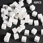 20/50Pcs Soft Nail Sponges for Ombre White Square Triangle Soft Sponge Nail Brush Gradient Makeup Sponge Manicure Nail Art Tools