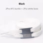 Original AF1 Shoelaces Combination White Flats laces and Shoe Decoration Suit Sneaker Shoelace Air Force one Shoes Accessories