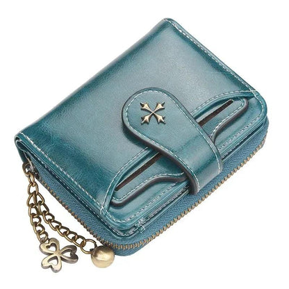 Women Wallets and Purses PU Leather Money Bag Female Short Hasp Purse Small Coin Card Holders Blue Red Clutch New Women Wallet