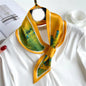 2023 New Luxury Brand Skinny Neckerchief Scarf For Women Satin Silk Ribbons Bandana Ladies Neck Tie Wrist Wrap Shawl Echarpe