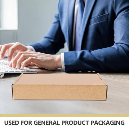 10 Pcs Cardboard Mailer Boxes Moving Carton for Packaging Small Business Shipping Brown Kraft Paper