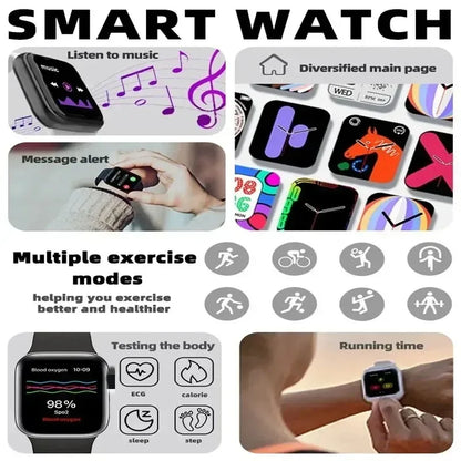 New Original SmartWatch Smart Watch for Men I9 Pro Max Series 9 Phone Call Custom Watch Face Sport Waterproof Women Man Wearable