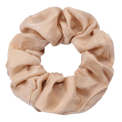 5/1pc Accessoires Women Girls Silky Satin Hair Scrunchies Solid Stretch Elastic Simple Elegant Rubber Band Ponytail Tie low cost