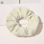 Winter Warm Soft Hair Scrunchies for Women Girls Cute Velvet Elastic Hair Band Multicolor Rubber Band Hair Loop Hair Accessories