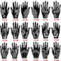 20pcs/Lot Large Mehndi Henna Tattoo Stencils Kit Flower Glitter Airbrush Indian Henna Templates Stencil for Hand Painting