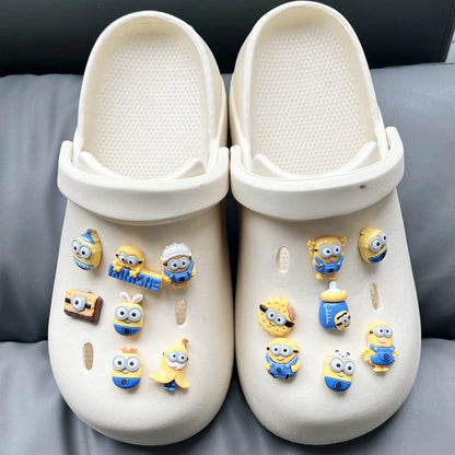 MINISO 1 PCS/Set Cute Cartoon Shoes Charm Accessories Clogs DIY Shoes Decoration Sandals Garden Buckle Children's Christmas Gift