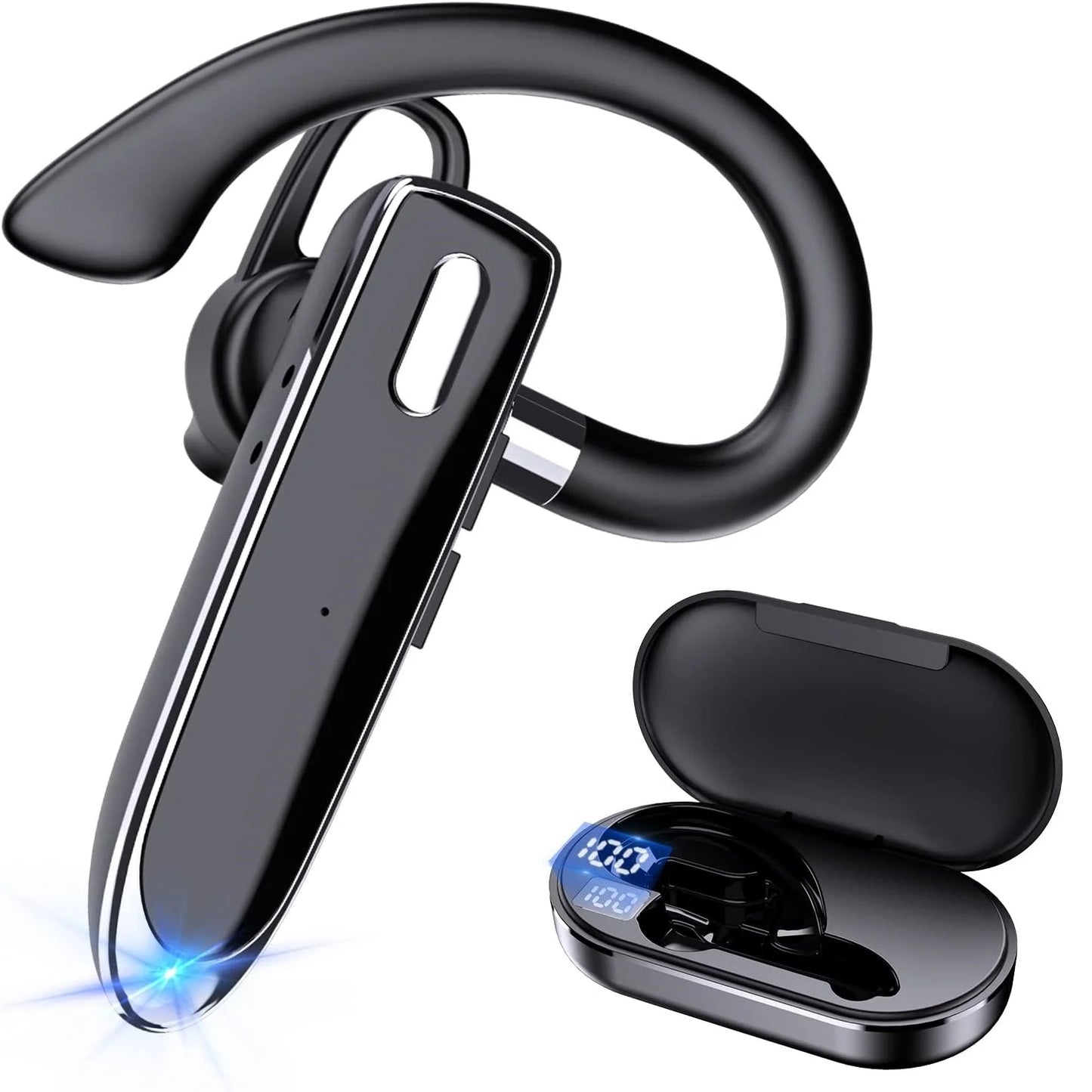 Wireless Bluetooth Headphones With Microphone Earphones Noise Cancelling Handsfree Noise Canceling Headset For Driving Business