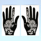 2pcs Henna Tattoo Stencils Templates For Women Temporary Tattoo Indian Fashion Flower Wedding Tattoo Supplies For DIY Body Art