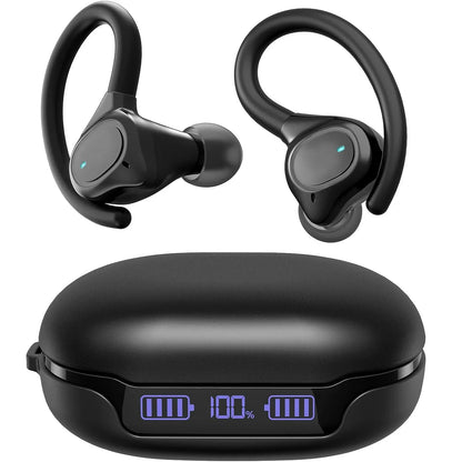 New BE1049 Wireless Bluetooth Headset 5.3 Earphones Headphone with Dual Mic Hands-free TWS Earbuds ENC Noise Cancelling Earpiece