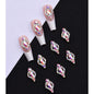 10pcs Gold 3D Nail Art Charms Shape Crystal Rhinestone Stones Nail Jewelry For Acrylic Nail Designer Accessories Decor NJ23912-3