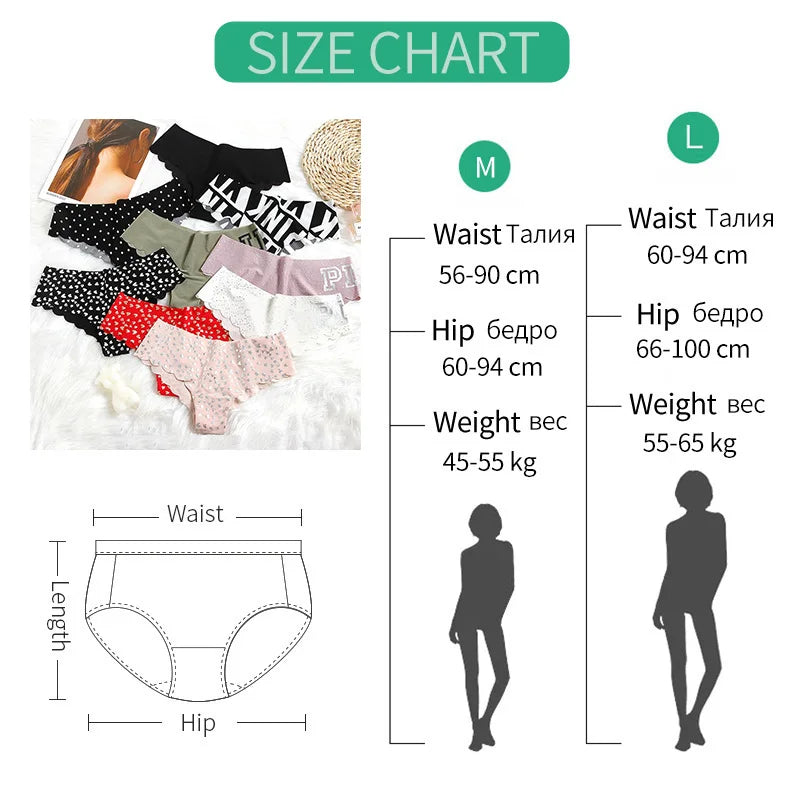 Letter PINK Sexy Briefs Women Panties Underwear Seamless Soft Heart Lingerie Low Waist G String Lady Yoga Erotic Girls Thong