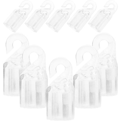 10 Pcs Window Blind Rod Hook Repair Replacement Curtain Venetian Rotating Vertical Accessories 10pcs Hangers