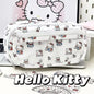 My Little Pony & Hello Kitty Sanrio Multi-Layer Flap Pencil Case, Large Capacity Cartoon Organizer with Multiple Compartments