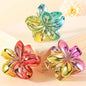 2/4/6pcs Fashion Women Flower Hair Claws Hawaiian Gradient Hair Clips Vacation Beach Style Hairpins Hair Accessories ﻿