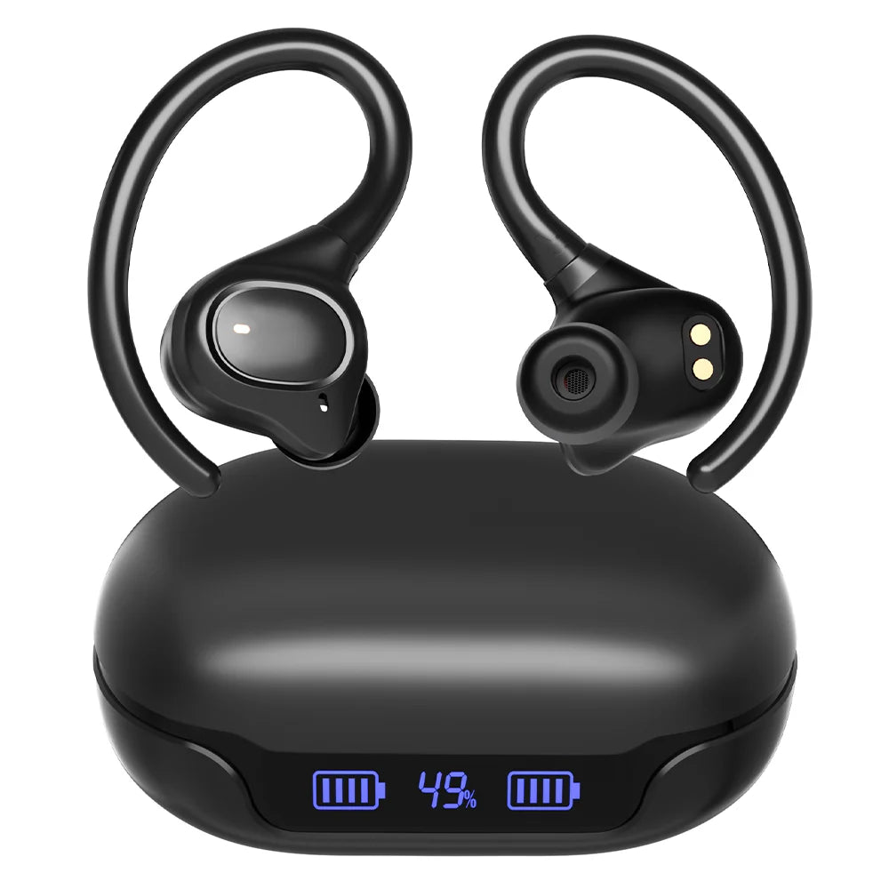 New BE1049 Wireless Bluetooth Headset 5.3 Earphones Headphone with Dual Mic Hands-free TWS Earbuds ENC Noise Cancelling Earpiece