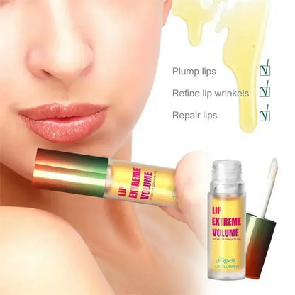 Lip Plumper Oil Serum Instant Long Lasting Volumising Essence Oil Repair Lip Fine Lines Increases Elasticity Sexy Lip Balm New