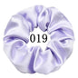 5/1pc Accessoires Women Girls Silky Satin Hair Scrunchies Solid Stretch Elastic Simple Elegant Rubber Band Ponytail Tie low cost