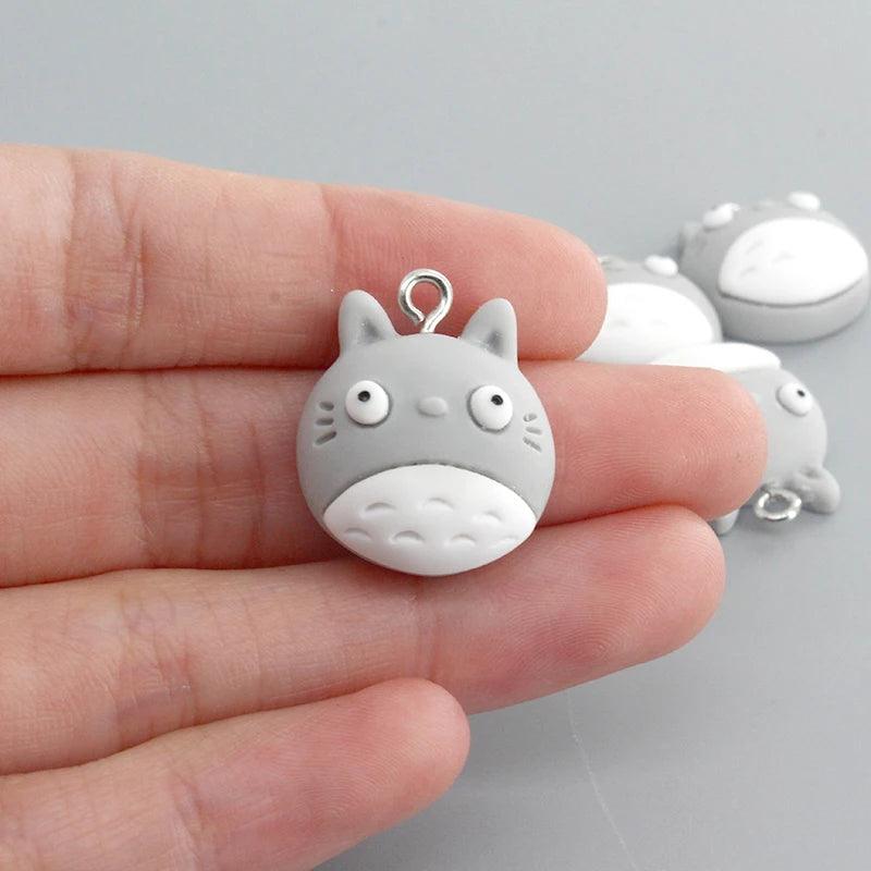 10pcs/pack Cute Anime Cat Resin Flatback Charms Cartoon Animal Cats Earring Bracelet Keychain Pendants DIY Jewlery Make D247